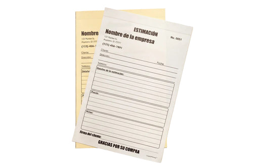 Formulario de estimación